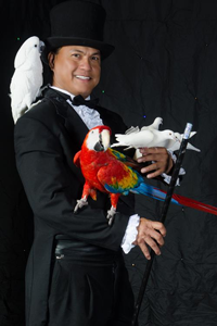 Joining acclaimed magicians Rob Watkins (Hollywood Magic Castle) and Xtreme Dean, the Hi-Desert Cultural Center’s Magic Theater shows will also feature the award-winning Magic of Arnel with his exotic animal troupe.
